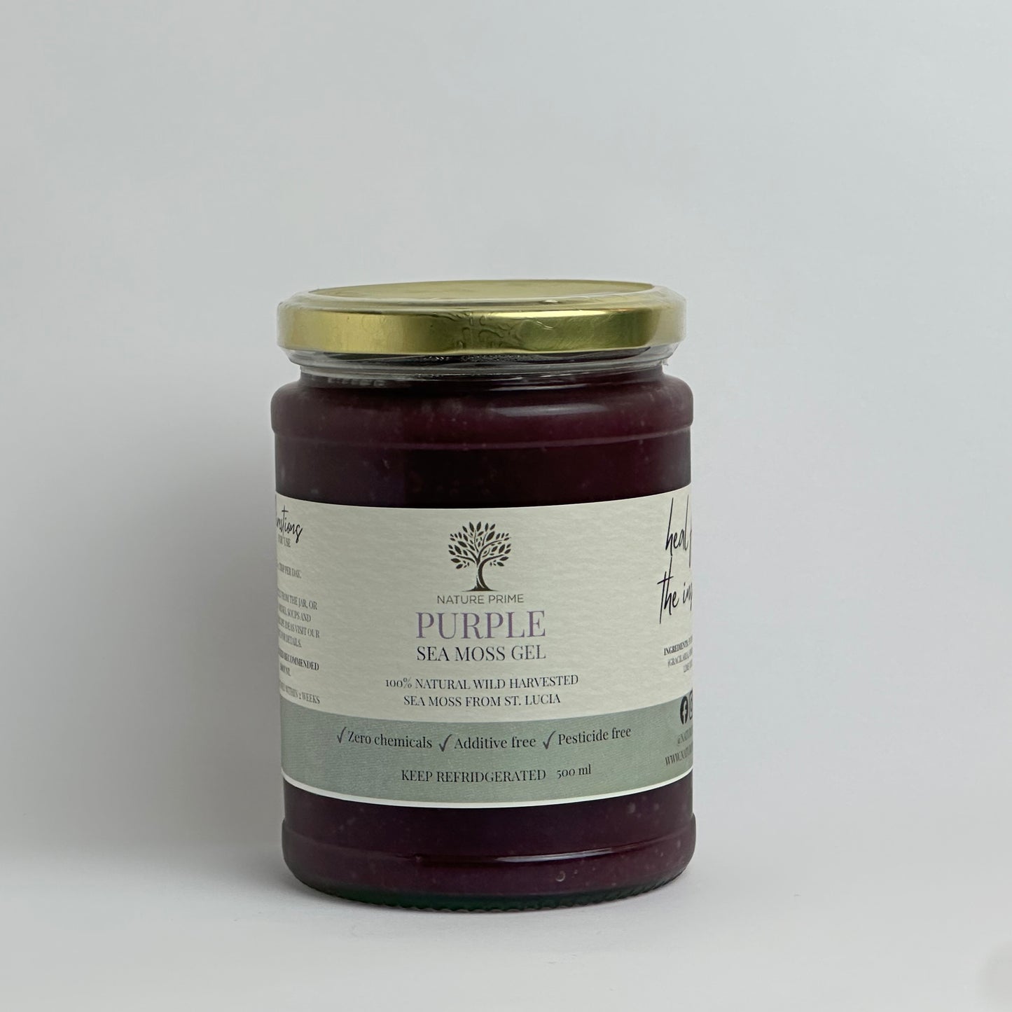 Purple Sea Moss (Gracilaria) 500ml